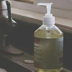 Unclog a toilet: dish soap