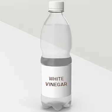 Clean a mattress: white vinegar