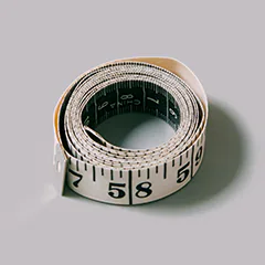 Tape measure to hem pants